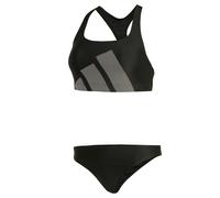 adidas Femme BIG Bars C-Back Bikini Set, Black, 26