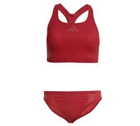 adidas Femme Lanelux Y-Back Bikini Swimwear, Shadow Red, 32