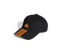 adidas Unisex Bball 3S Cap New Logo, Black/Collegiate Gold, S-M