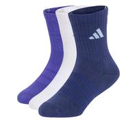 adidas Mixte enfant Cushioned Sportswear Crew Socks 3 Pair Pack Socks, Pure Purple/white/dark blue, 2-3 Years
