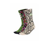 adidas Femme FARM 3PP SOCKS, Crystal Linen/black/crew green, 34-36