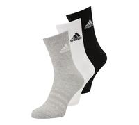 ADIDAS PERFORMANCE Chaussettes de sport 'Cushioned Crew 3 Pairs' gris chiné / noir / blanc, Taille 25-27