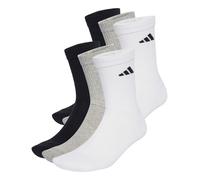 ADIDAS PERFORMANCE Chaussettes de sport 'Cushioned Crew 6 Pairs' gris chiné / noir / blanc, Taille 25-27