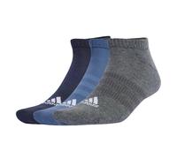 ADIDAS PERFORMANCE Chaussettes de sport 'Cushioned Low-Cut 3 Pairs' bleu / bleu foncé / gris / blanc, Taille 46-48