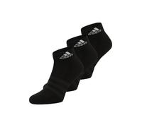 adidas Mixte enfant Cushioned Sportswear Ankle Socks 3 Pairs, Black/White, 5-6 Years