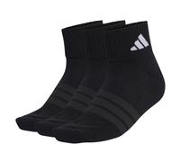 adidas Essentials Ankle 3P Chaussettes de tennis - Pack de 3 Unisex-noir 35-36