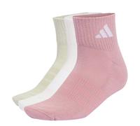 Adidas Chaussettes cheville Cushioned Mixte – 3 paires – Magic Mauve/Blanc/Halo Green – 43/45
