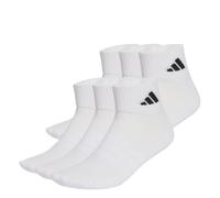 Adidas Chaussettes hommes Essentials socquettes coussinées 6 paires Blanc M