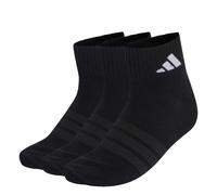 Adidas Socquettes Thin&Light Sportswear 3 paires unisexe noir/noir/blanc Taille 8.5-10