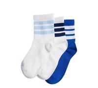 ADIDAS PERFORMANCE Chaussettes de sport 'Ribbed 3 Pairs Kids' bleu marine / bleu roi / bleu clair / blanc, Taille 40-42