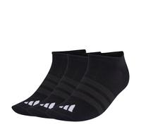 adidas Unisex THIN&LIGHT SPORTSWEAR NO SHOW SOCKS 3 PAIR PACK, black/black/white, 8.5-10