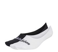 Adidas Socquettes fines ballerines Linear – 2 paires Blanc/Noir 37-39