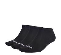 ADIDAS PERFORMANCE Chaussettes de sport 'Thin Linear Low-Cut 3 Pairs' noir / blanc, Taille 37-39