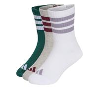ADIDAS PERFORMANCE Chaussettes gris clair / émeraude / bordeaux / blanc, Taille 25-27