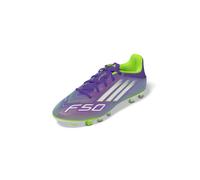 adidas Mixte F50 Club Firm Ground/Multi Ground Football Boots, Purple Rush/Cloud White/Lucid Lemon, 42 EU