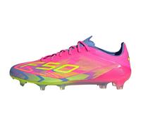 ADIDAS PERFORMANCE Chaussure de foot 'F50 Elite' bleu fumé / jaune fluo / vert fluo, Taille 48,5-49