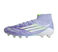 ADIDAS PERFORMANCE Chaussure de foot 'F50 Elite' gris argenté / vert clair / violet / violet foncé, Taille 45-45,5