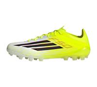 ADIDAS PERFORMANCE Chaussure de foot 'F50 Elite' jaune fluo / noir / blanc, Taille 37-37,5