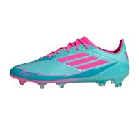 ADIDAS PERFORMANCE Chaussure de foot 'F50 Elite Messi' turquoise / bleu cyan / rose, Taille 44,5-45