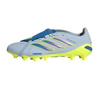 adidas Mixte Predator League Fold-Over Tongue Artificial Ground Football Boots, Crystal Sky/Ray Blue/Team Solar Yellow 2, 46 EU