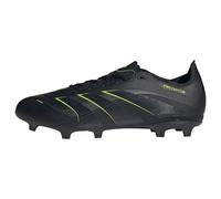 adidas Mixte Predator League Firm Multi Ground Football Boots Chaussures, Core Black/Carbon/Lucid Lemon, 44 2/3 EU