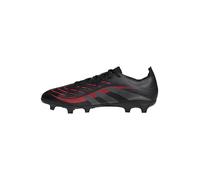 adidas Mixte Predator League Firm Ground/Multi Ground Football Boots, Core Black/Grey Four/Lucid Red, 41 1/3 EU