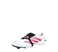 adidas Mixte Predator League Fold-Over Tongue Firm Ground Football Boots Shoes, FTWR White/Solar Turbo/Core Black, 42 EU