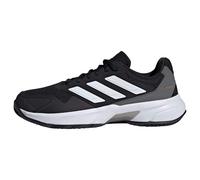 adidas Homme CourtJam Control 3 Clay Tennis Shoes Chaussures, Core Black/Cloud White/Grey Four, 44 2/3 EU