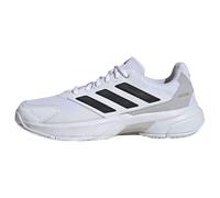 adidas Homme Courtjam Control 3 Tennis Shoes Chaussures, Cloud White/Core Black/Grey Two, 48 EU