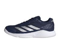 adidas Homme Courtquick Mens Padel Shoes, Dark Blue/Silver met./FTWR White, 38 EU