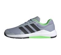 adidas Homme Dropset Base Training Shoes Chaussures de Sport et d'entraînement, Halo Silver/Lime Burst/Core Black, 47 1/3 EU