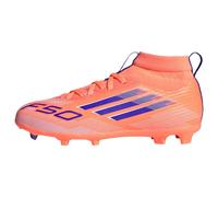 Adidas F50 League Mid Fg/mg Football Boots Orange EU 33