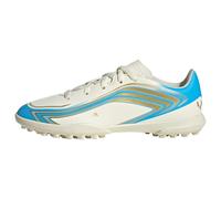 Adidas Chaussures de football F50 Messi Club TF – Mixte enfant Ivoire/Semi Blue/Icey Blue – Taille 38
