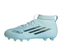 Adidas F50 Sparkfusion League Mid Cut Fg/ag Junior Football Boots Bleu EU 30 1/2 Enfants