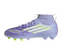 adidas Mixte Enfant F50 SPARKFUSION League W Mid Firm Artificial Ground Football Boots Kids Chaussures, Violet Tone/Lucid Lemon/Purple Rush, 33 EU