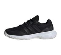 adidas Femme GAMECOURT 2 Tennis Shoes, Core Black/Core Black/FTWR White, 39 1/3 EU