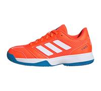 adidas Mixte Enfant Ligra 8 Kids Indoor Shoes Chaussures de Sport, Team Solar Orange/Cloud White/Cloud White, 37 1/3 EU