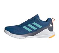 adidas Homme Novaflight 2 Indoor Shoes, Dusky Petrol/Flash Aqua/Core Black, 44 2/3 EU