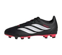 Adidas Chaussures de football Predator Club Enfant mixte FG/MG Noir/Blanc/Rouge Taille 33