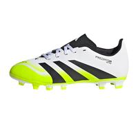 adidas Mixte Enfant Predator Club Firm Ground/Multi Ground Football Boots Kids, Cloud White/Core Black/Lucid Lemon, 33 EU
