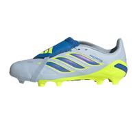 adidas Mixte Enfant Predator League Fold-Over Tongue Firm Ground Football Boots Kids, Crystal Sky/Ray Blue/Team Solar Yellow 2, 35 EU