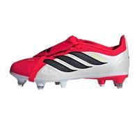 adidas Mixte Enfant Predator League Fold-Over Tongue Soft Ground Football Boots Kids, Lucid Red/Core Black/FTWR White, 36 EU