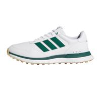 adidas Homme S2G 26 Leather Spikeless Golf Shoes, FTWR White/Collegiate Green/Gum 3, 40 EU