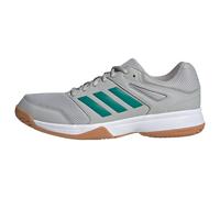 adidas Homme Speedcourt Mens Indoor Shoes, Grey Two/Equipment Green/FTWR White, 40 EU