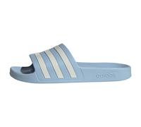 adidas Femme Adilette Aqua Slides, Glow Blue/Zero Metalic/Zero Metalic, 37 EU