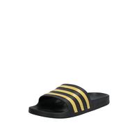 adidas Mixte Adilette Aqua Slides, Core Black / Gold Metallic / Core Black, 42 EU
