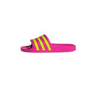 ADIDAS PERFORMANCE Claquettes / Tongs 'Adilette Aqua' jaune fluo / rose, Taille 39-39,5