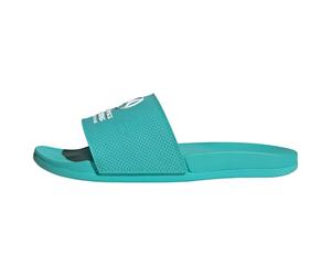 ADIDAS PERFORMANCE Claquettes / Tongs 'Adilette' turquoise / blanc, Taille 44,5-45