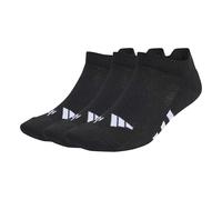 Adidas Mixte Chaussettes (3 Paires) Performance Cushioned Low, Black/Black/Black, IC9518, XS