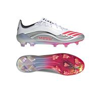 F50 Messi Elite Chaussures Terrain Sec Cloud White / Lucid Red / Silver Metallic 46 2/3